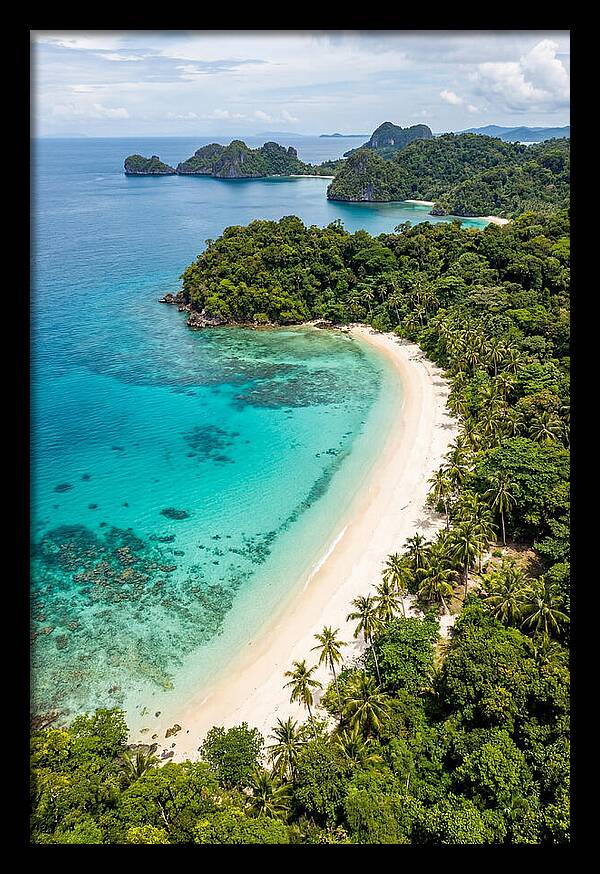 Drone View Of Tropical Paradise
