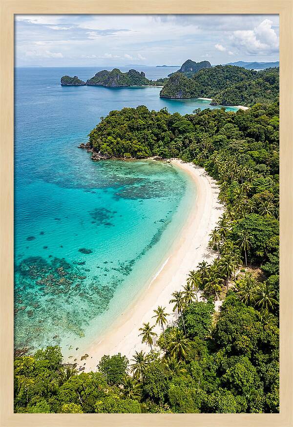 Drone View Of Tropical Paradise