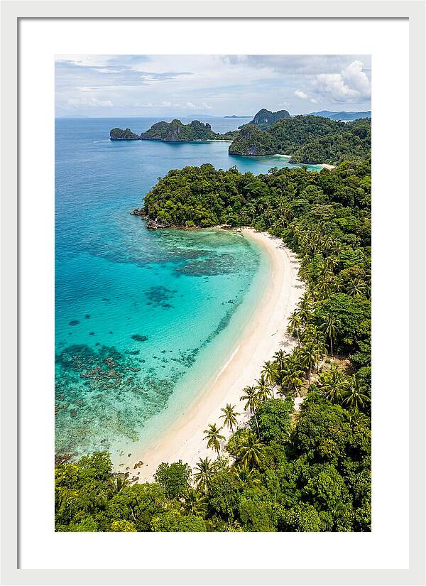 Drone View Of Tropical Paradise