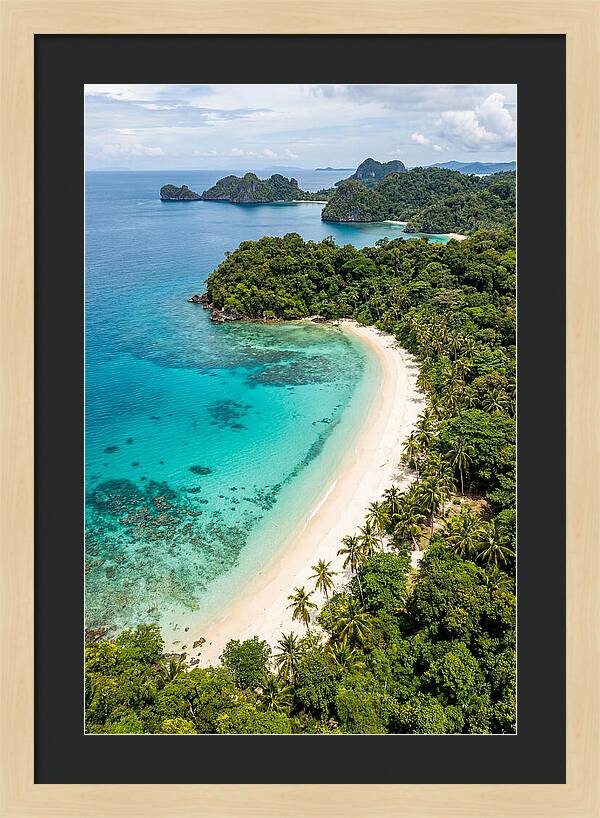 Drone View Of Tropical Paradise