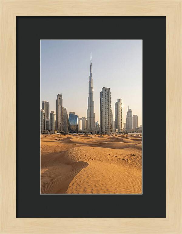 Dubai Desert Meets City