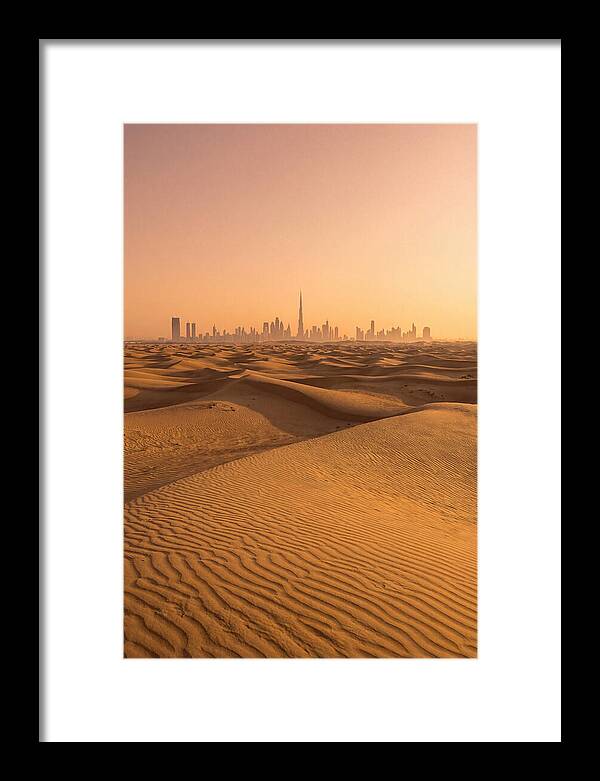 Dubai Desert Meets Cityscape
