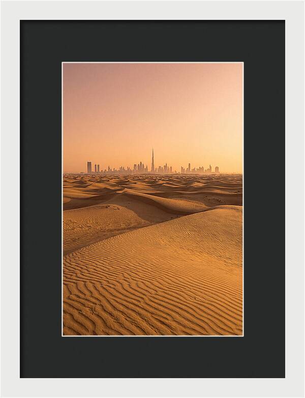 Dubai Desert Meets Cityscape