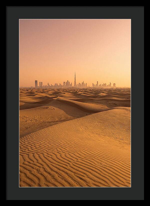 Dubai Desert Meets Cityscape