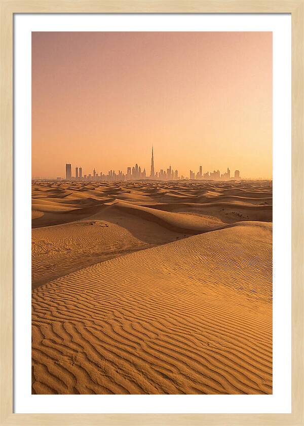 Dubai Desert Meets Cityscape
