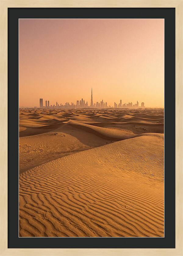 Dubai Desert Meets Cityscape