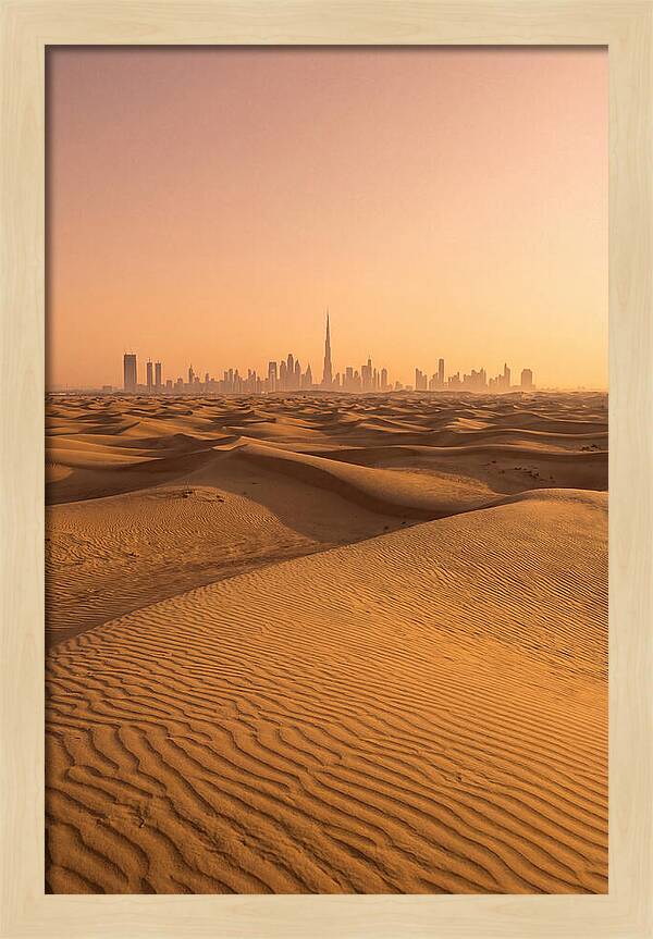 Dubai Desert Meets Cityscape