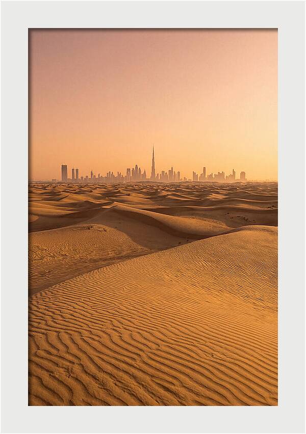 Dubai Desert Meets Cityscape