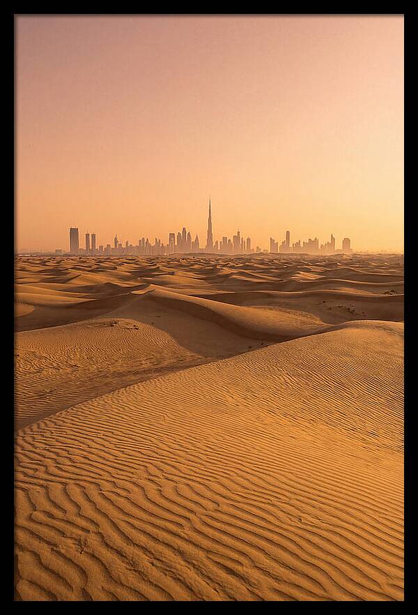 Dubai Desert Meets Cityscape