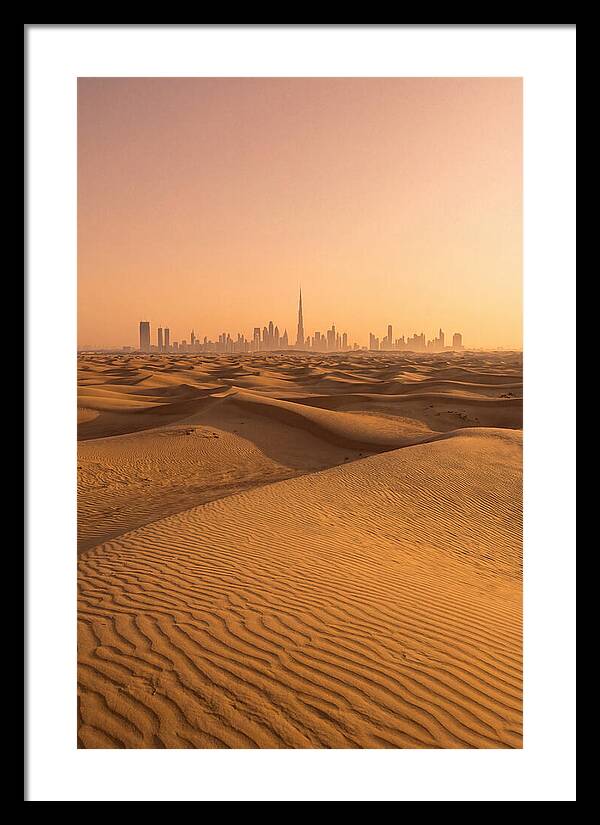 Dubai Desert Meets Cityscape
