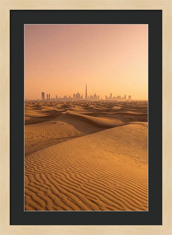 Dubai Desert Meets Cityscape