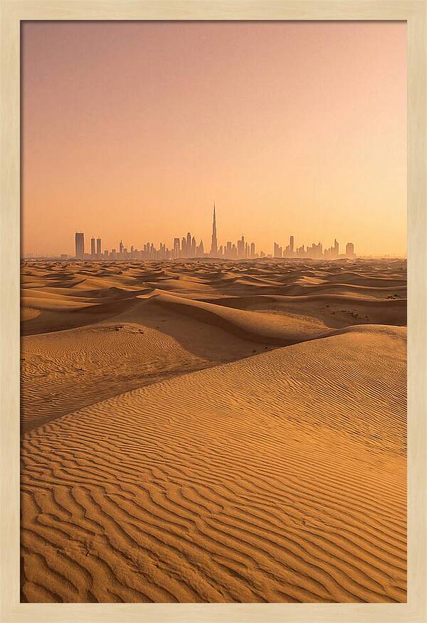 Dubai Desert Meets Cityscape