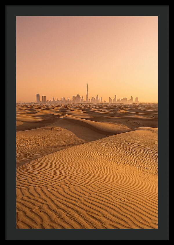 Dubai Desert Meets Cityscape