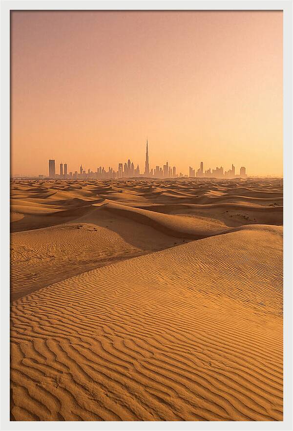 Dubai Desert Meets Cityscape