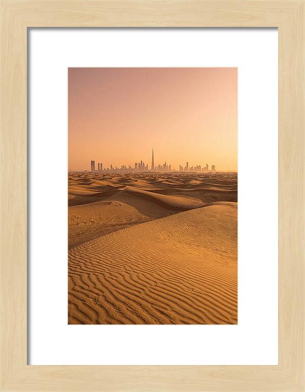 Dubai Desert Meets Cityscape