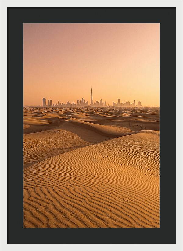 Dubai Desert Meets Cityscape
