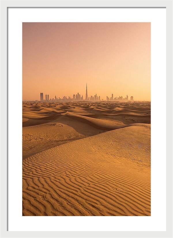 Dubai Desert Meets Cityscape