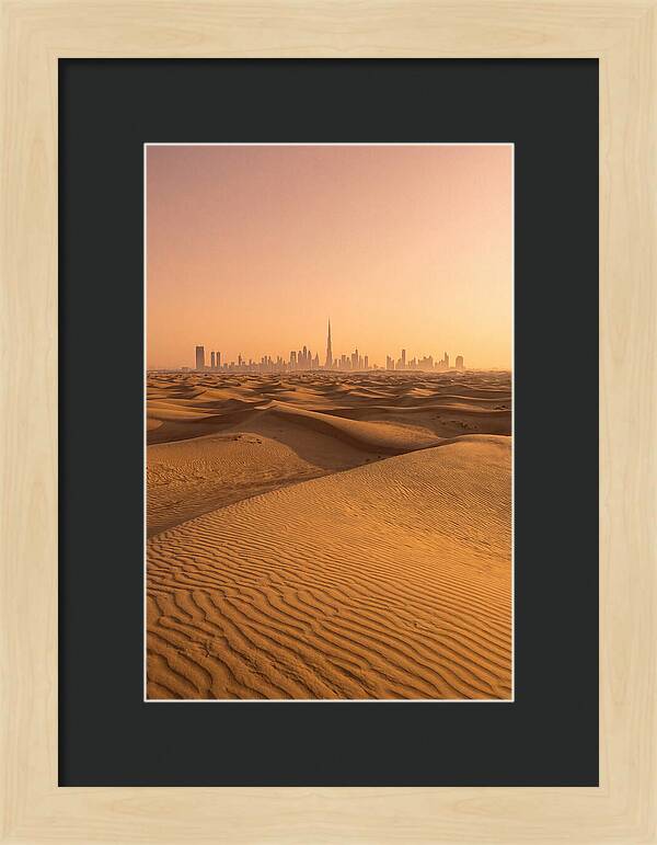 Dubai Desert Meets Cityscape