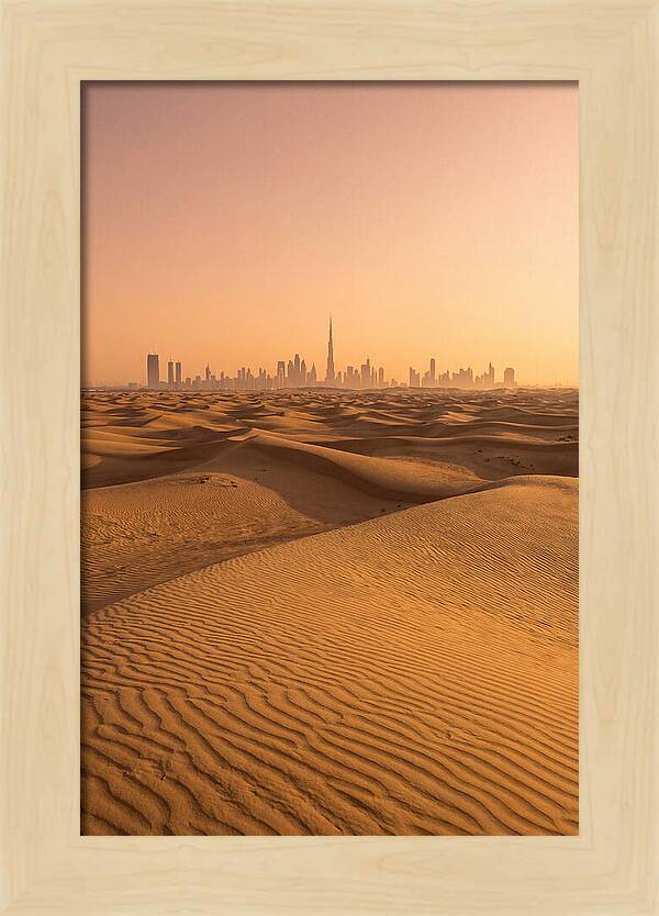 Dubai Desert Meets Cityscape