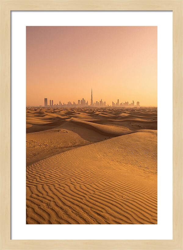 Dubai Desert Meets Cityscape