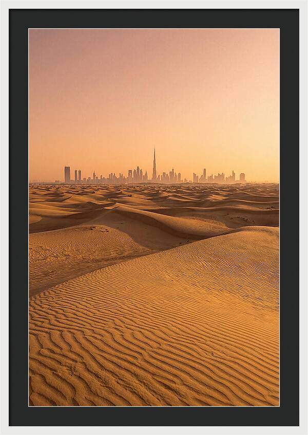 Dubai Desert Meets Cityscape