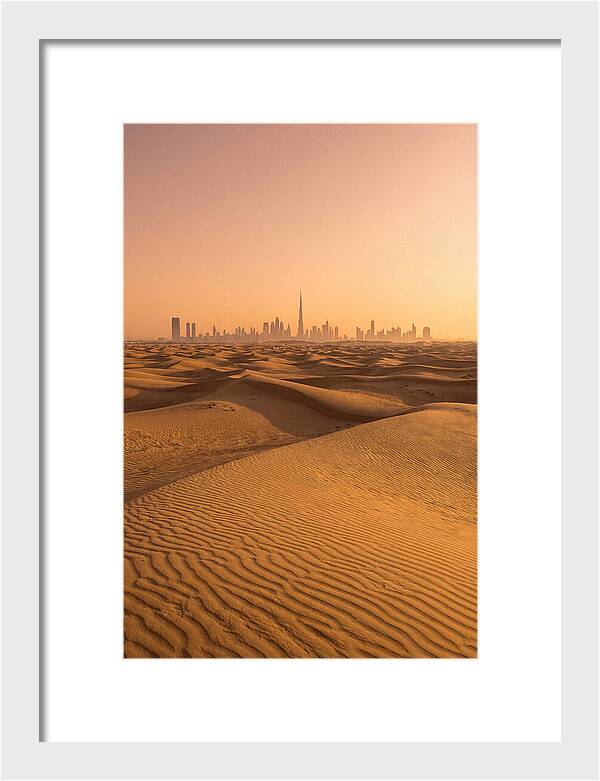 Dubai Desert Meets Cityscape