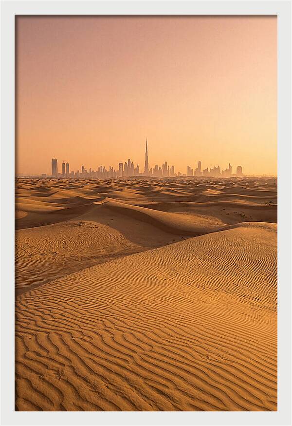 Dubai Desert Meets Cityscape