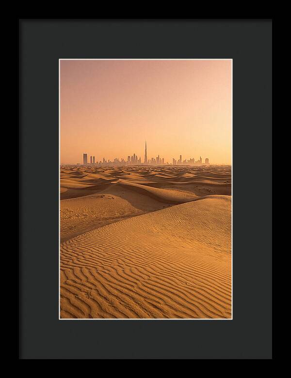 Dubai Desert Meets Cityscape