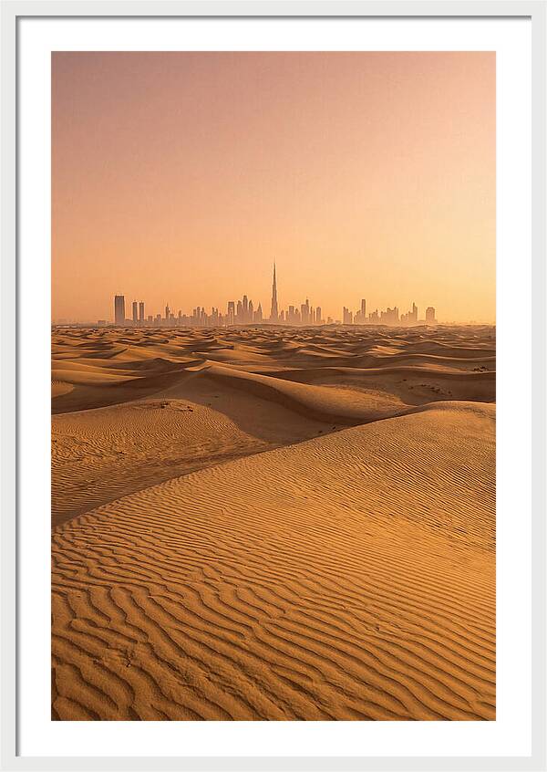 Dubai Desert Meets Cityscape