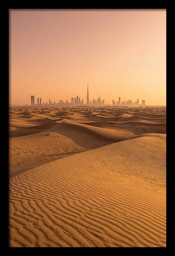 Dubai Desert Meets Cityscape