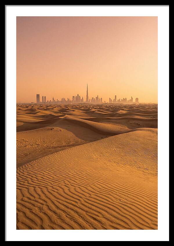 Dubai Desert Meets Cityscape