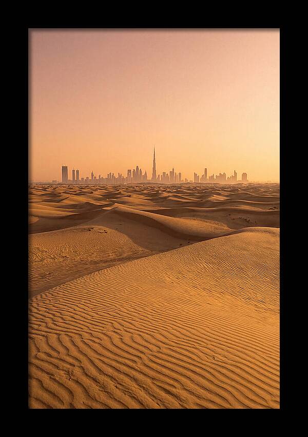 Dubai Desert Meets Cityscape