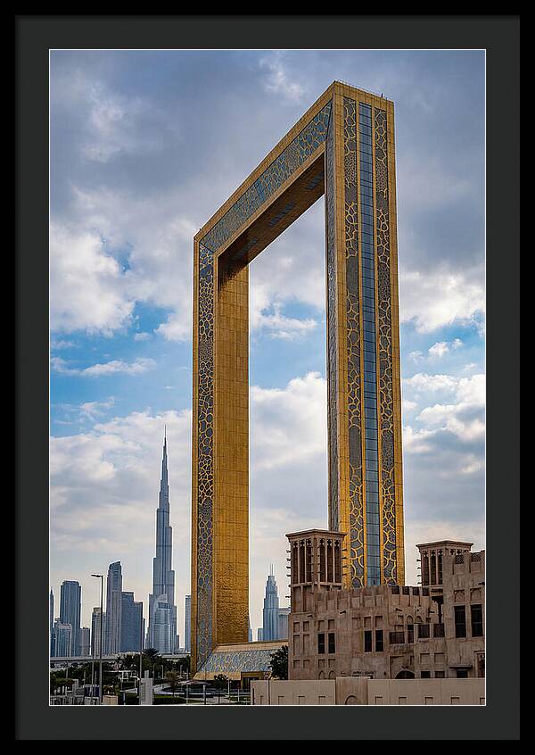 Dubai Frame Against The Skyline