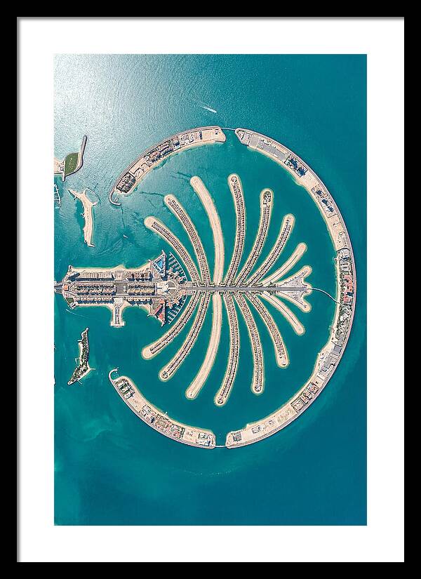 Dubai Palm Jumeirah Aerial View