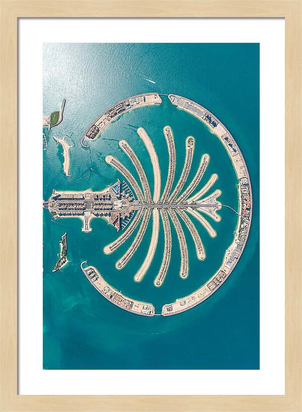 Dubai Palm Jumeirah Aerial View