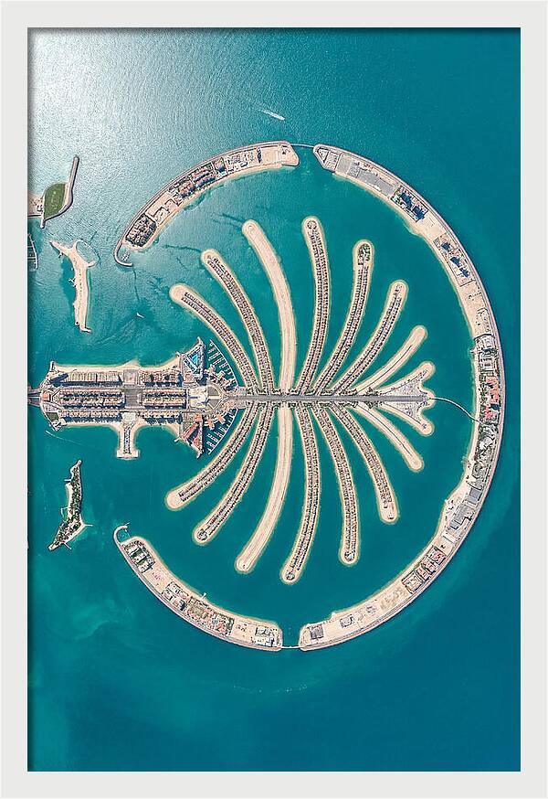 Dubai Palm Jumeirah Aerial View