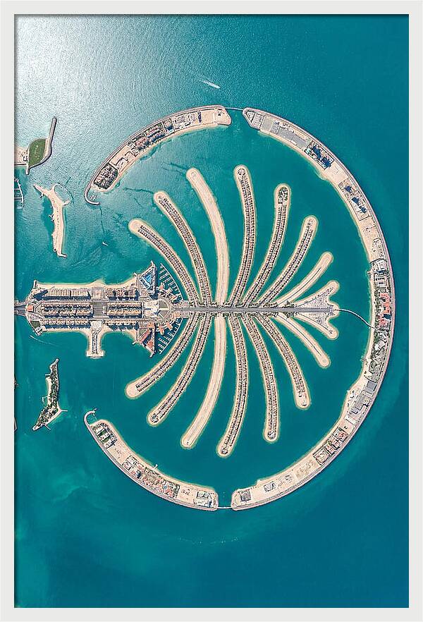 Dubai Palm Jumeirah Aerial View