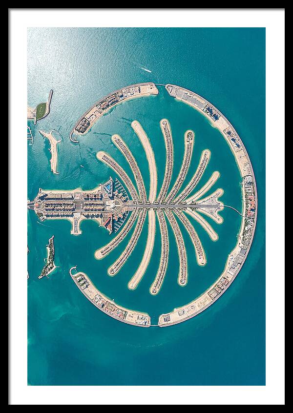 Dubai Palm Jumeirah Aerial View