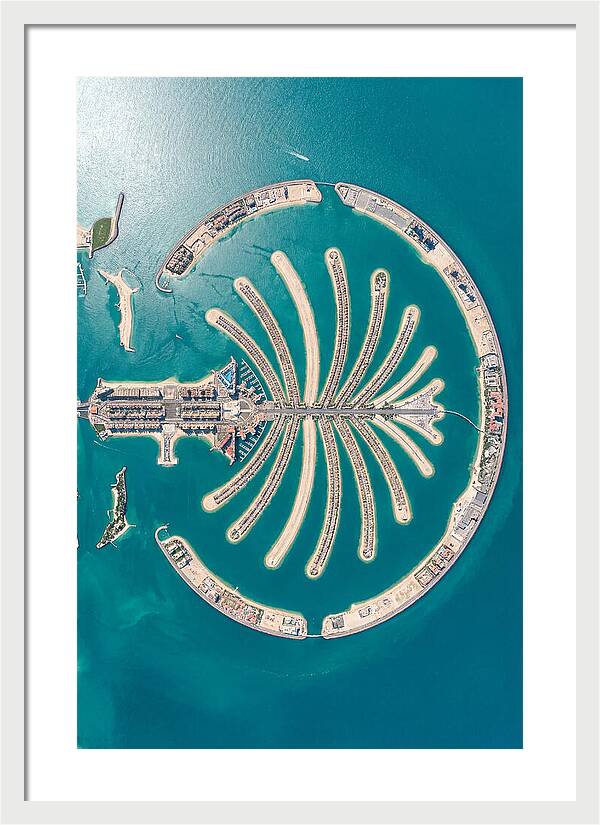 Dubai Palm Jumeirah Aerial View