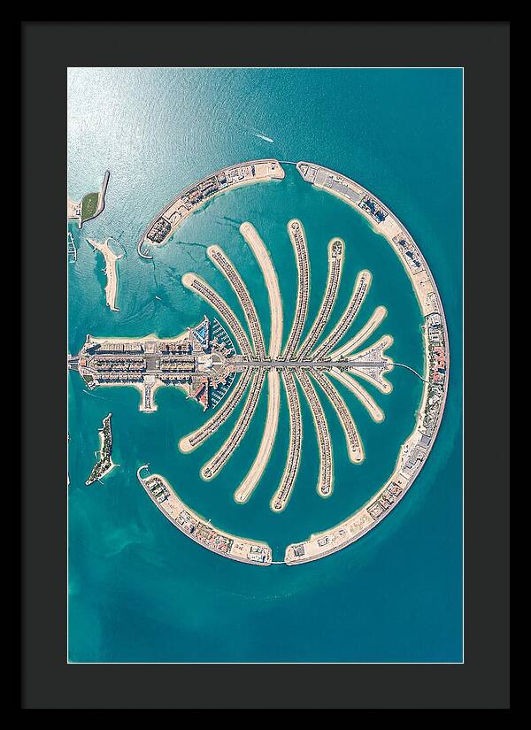 Dubai Palm Jumeirah Aerial View