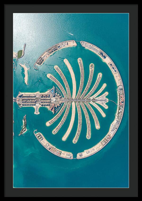 Dubai Palm Jumeirah Aerial View
