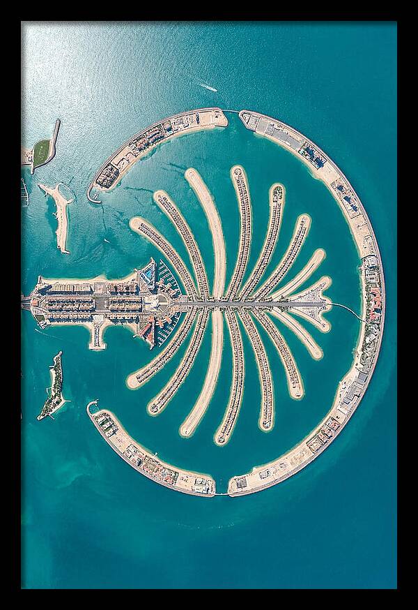 Dubai Palm Jumeirah Aerial View
