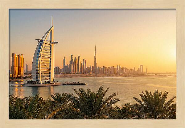 Dubais Dusk Horizon