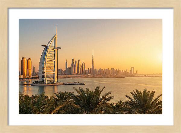Dubais Dusk Horizon
