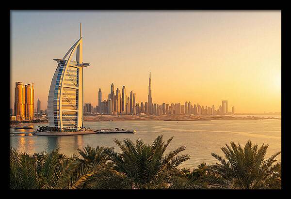 Dubais Dusk Horizon
