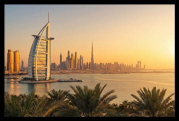 Dubais Dusk Horizon