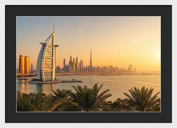 Dubais Dusk Horizon