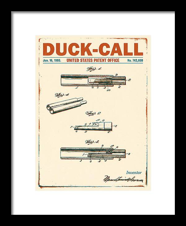 Duck Call Retro Patent Us742680a
