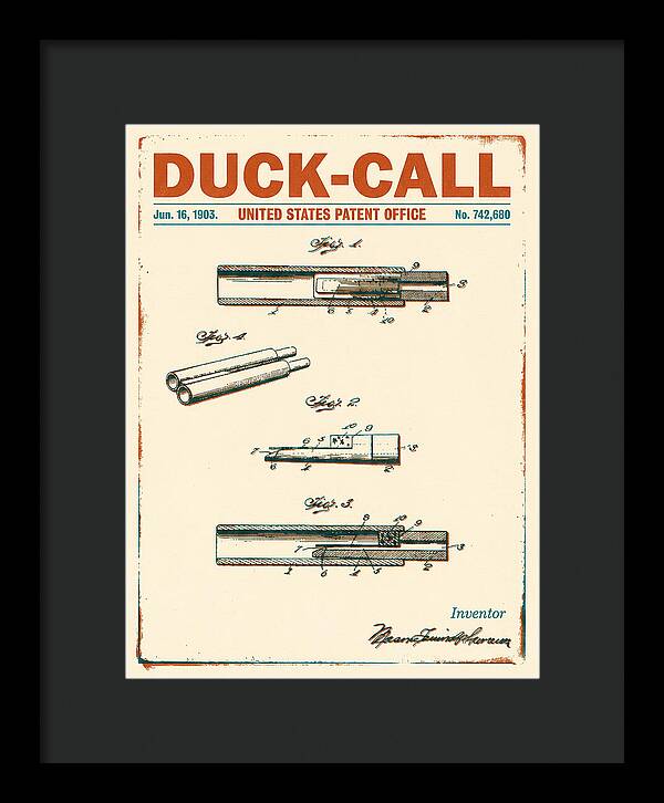 Duck Call Retro Patent Us742680a