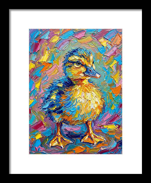 Duckling In Vibrant Colors